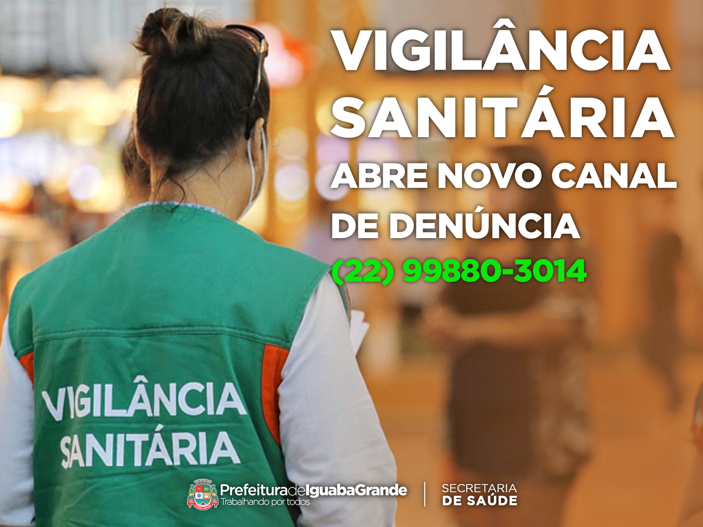 Vigil Ncia Sanit Ria Abre Canal De Den Ncia Portal Oficial Da Prefeitura De Iguaba Grande